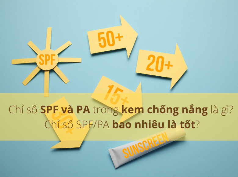 Chỉ số SPF và PA trong kem chống nắng là gì? Chỉ số SPF/PA bao nhiêu là tốt?