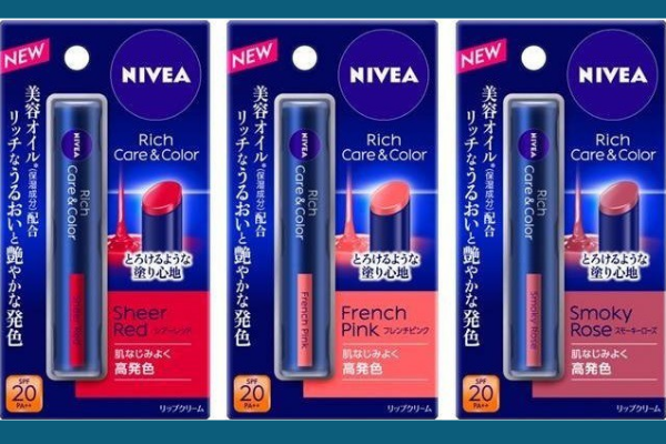 Son Dưỡng Môi Của Nhật Bản Tốt Nhất - Son dưỡng môi Nivea Rich Care and Color Lip