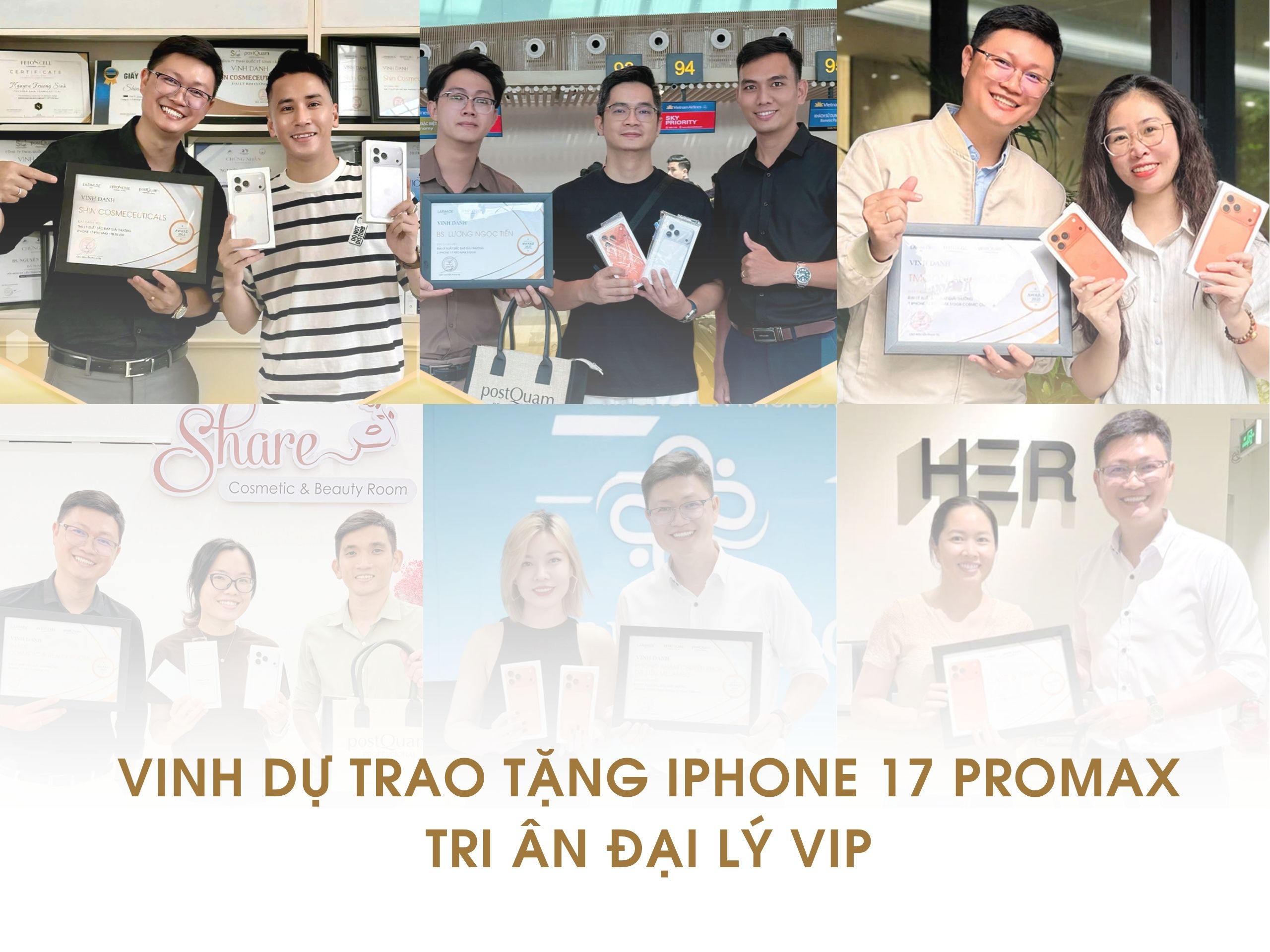 THÁNG MỚI RỰC RỠ – SONG CÁT TRAO HÀNG LOẠT IPHONE 17 PROMAX SIÊU HOT VINH DANH ĐẠI LÝ VIP
