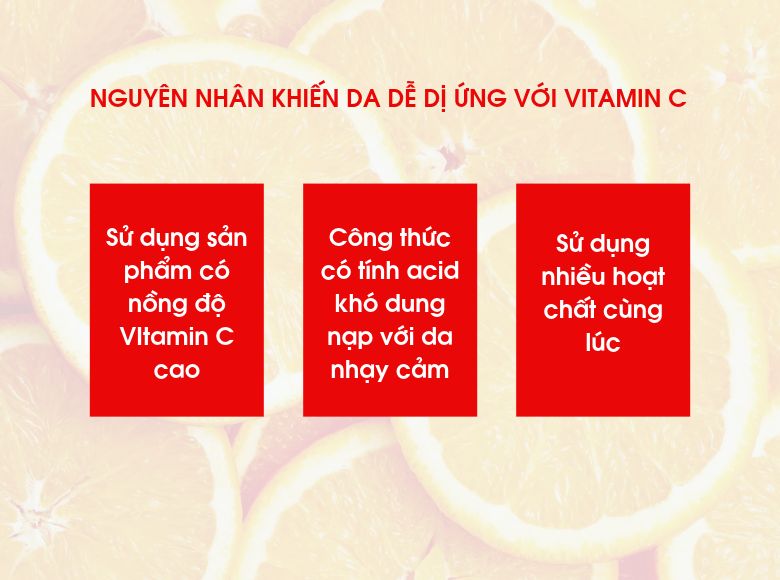 dị ứng với vitamin c